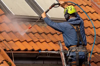 Démoussage et hydrofuge de toiture à Cubry